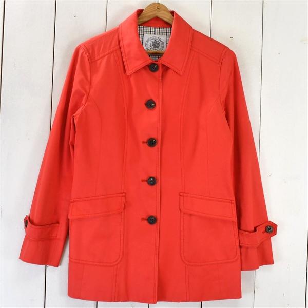 レディース】Jプレス J.PRESS コットン97％ 5つボタンシングル コートジャケット M / 9号 レッド 133-5-CCM-GJ-NS-0291 / 6TD063 | J.PRESS