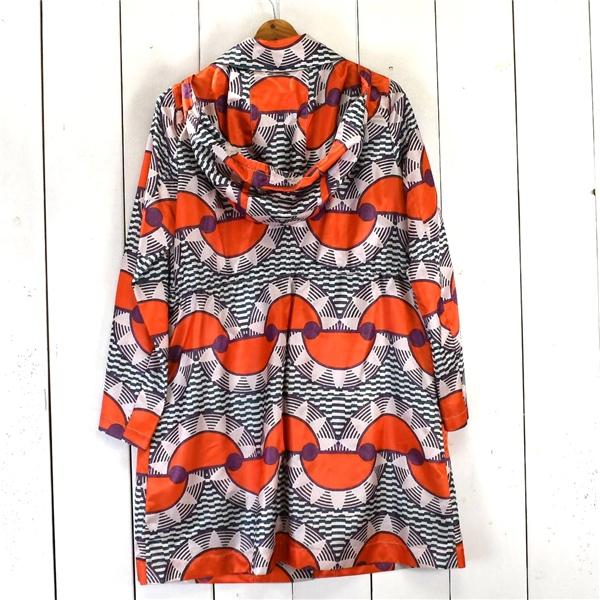 レディース】MACKINTOSH LONDON シルク混 比翼仕立て 取外し可能フード付ナイロンコート 40 / L 幾何学模様 G5A16-350-86 / 6TD064 | MACKINTOSH LONDON | 02