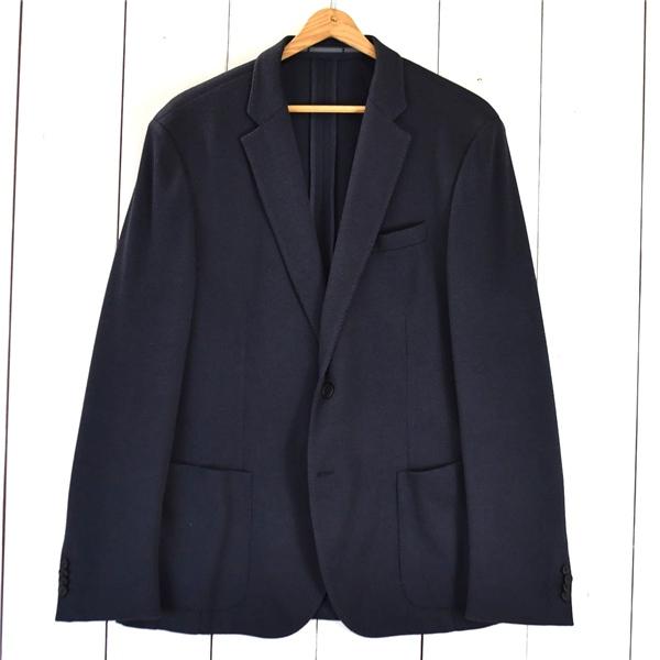 ヒューゴボス HUGO BOSS 2つボタン シングル ジャケット 52 / XL ダークネイビー 袖口4つ釦 春秋対応 50380044 / 6TD066 | HUGO BOSS