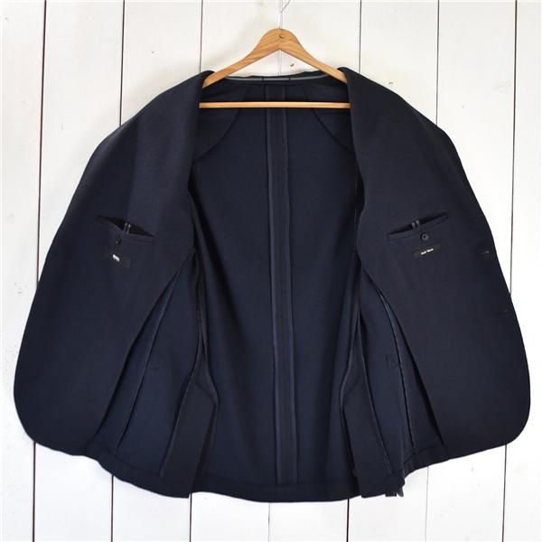 ヒューゴボス HUGO BOSS 2つボタン シングル ジャケット 52 / XL ダークネイビー 袖口4つ釦 春秋対応 50380044 / 6TD066 | HUGO BOSS | 01