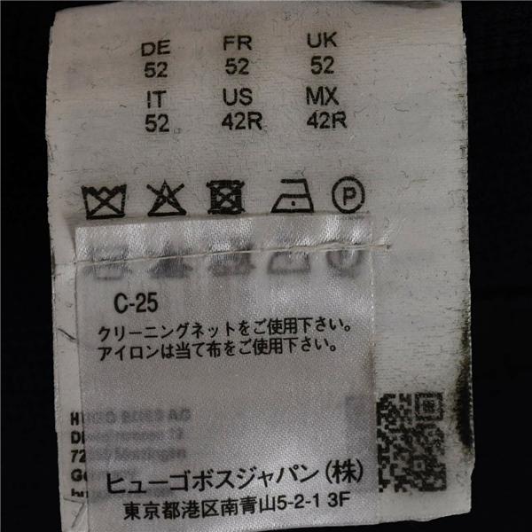 ヒューゴボス HUGO BOSS 2つボタン シングル ジャケット 52 / XL ダークネイビー 袖口4つ釦 春秋対応 50380044 / 6TD066 | HUGO BOSS | 05