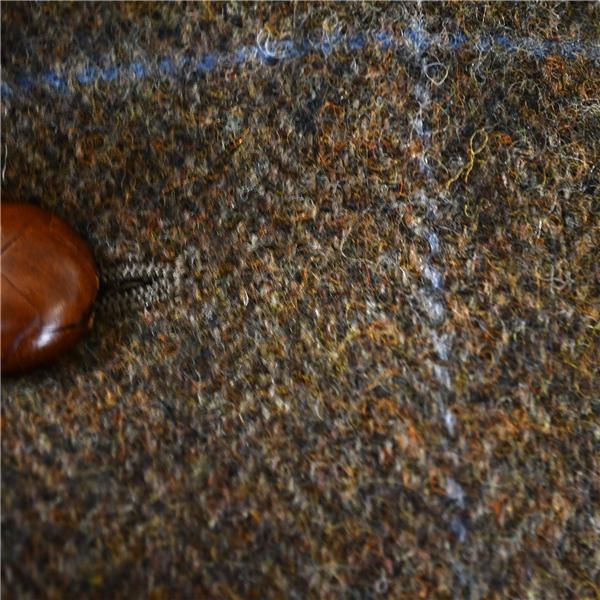アクアスキュータム Aquascutum くるみボタン 2つボタン シングル ジャケット 88YA4 / M ブラウン ウインドペン 袖口4つ釦 / 6TD069 | Aquascutum | 02