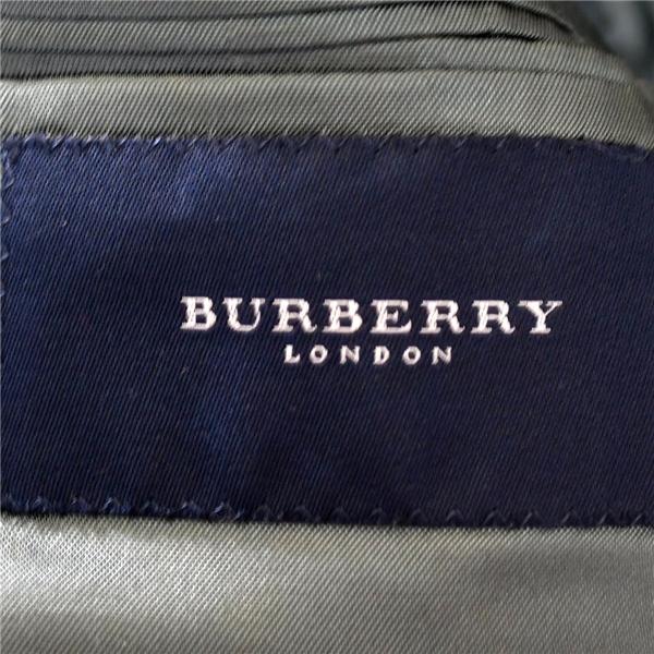 USA製 バーバリー BURBERRY LONDON 2つボタン シングル ジャケット 40 / L ネイビーグレー ウインドペン 袖口4つ釦 XBC1 / 6TD070 | BURBERRY | 03