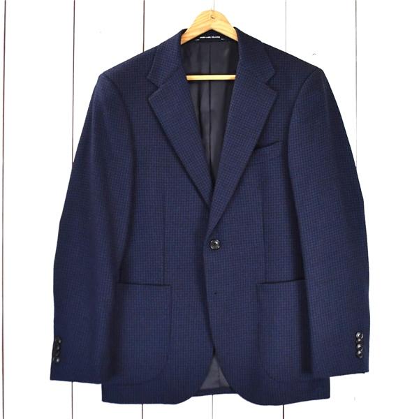 GREEN LABEL RELAXING アローズ 英国製生地 アルパカ混 2つボタン シングル ジャケット 44 / M 濃紺 3122-110-0898 / 6TE014 | green label relaxing