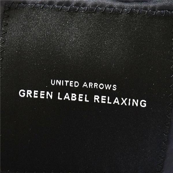 GREEN LABEL RELAXING アローズ 英国製生地 アルパカ混 2つボタン シングル ジャケット 44 / M 濃紺 3122-110-0898 / 6TE014 | green label relaxing | 03