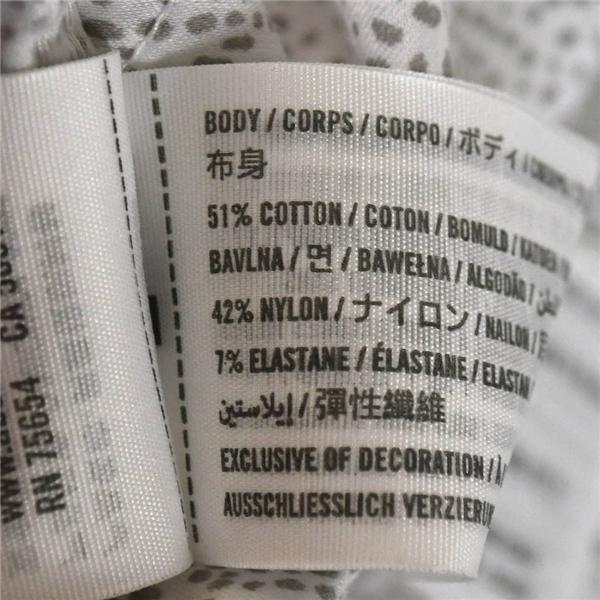 Abercrombie & Fitch アバクロ 半袖 ボタンダウン シャツ S ホワイトベース デザインシャツ 春夏対応 8GWR0878ED265 / 6TE051 | Abercrombie&Fitch | 04