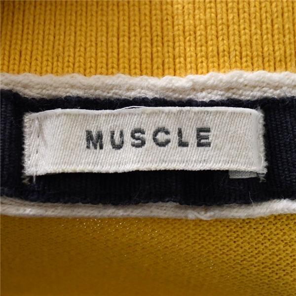 Abercrombie & Fitch アバクロ MUSCLE コットン100％ ポロシャツ 半袖シャツ M イエロー ヘラジカ 鹿 ロゴ 春夏対応 / 6TE053 | Abercrombie&Fitch | 04
