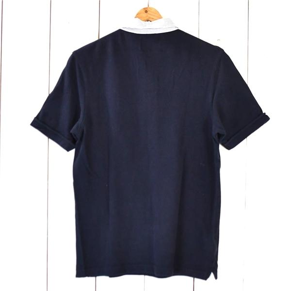 フレッドペリー FRED PERRY コットン100％ ボタンダウン ポロシャツ 半袖シャツ M ダークネイビーベース ロゴ刺繍 春夏対応 / 6TE056 | FRED PERRY | 01