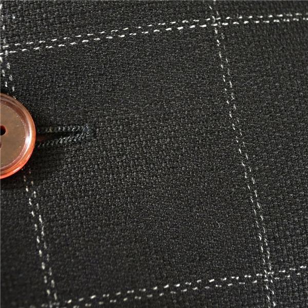 スーツカンパニー 伊製生地 段返り 3つボタン シングル ジャケット 175cm-6Drop / L ブラック ウインドペン 本切羽 3580740 / 6TE064 | SUIT SQUARE | 02