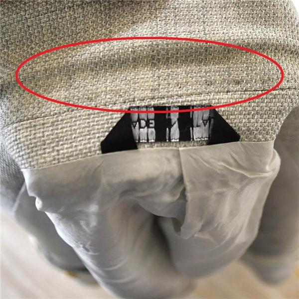 伊製 VERRI ヴェリー 麻リネン混 段返り 3つボタン シングル ジャケット 54 / XL ライトグレー 袖口3つ釦 春夏秋対応 / 6TF009 | ブランド登録なし | 05