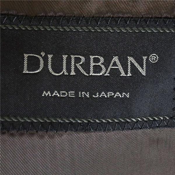 D'URBAN 伊製ロロピアーナ生地 2つボタン シングル ジャケット 88A3 / S ダークブラウン オーバーチェック W822251-84-601 / 6TF013 | D'URBAN | 03