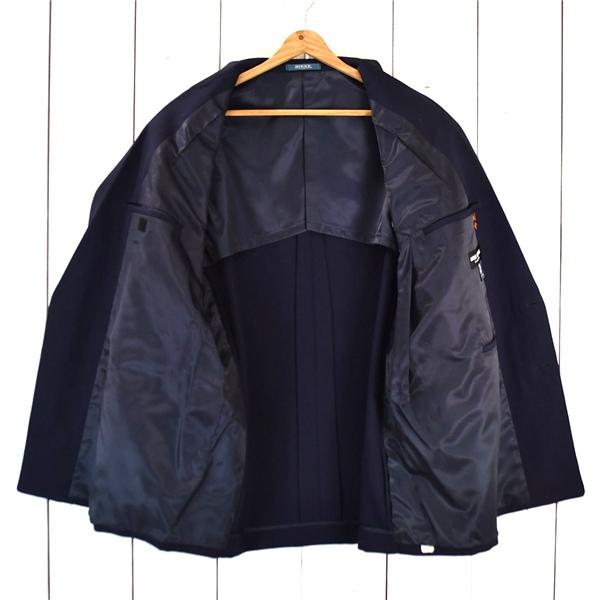 NIKKE 昭和レトロ 制服 6つボタン ダブル 金ボタン 紺ブレザー ジャケット L ダークネイビー 春秋冬対応 ヴィンテージ 式典服 / 6TF020 | ブランド登録なし | 01