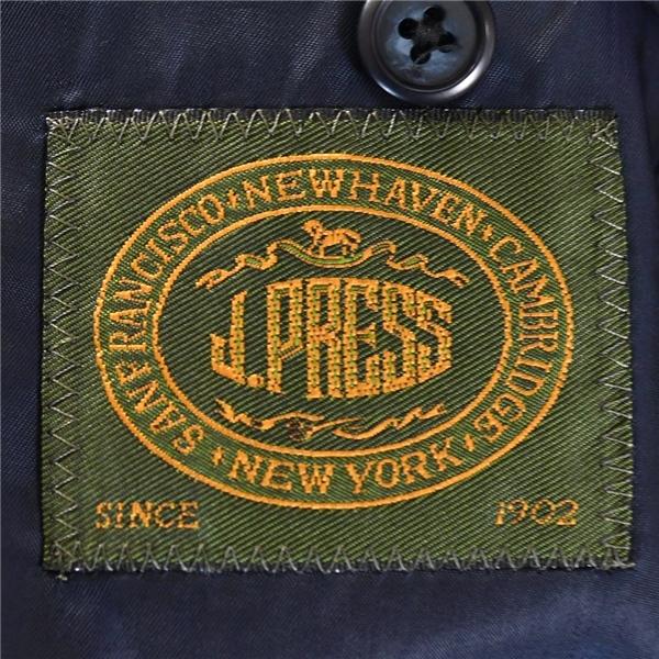 Jプレス J.PRESS 段返り 3つボタン シングル ジャケット AB5 / M ダークネイビー 袖口3つ釦 春夏対応 日本製 0215-SR-GM-0001 / 6TF032 | J.PRESS | 03