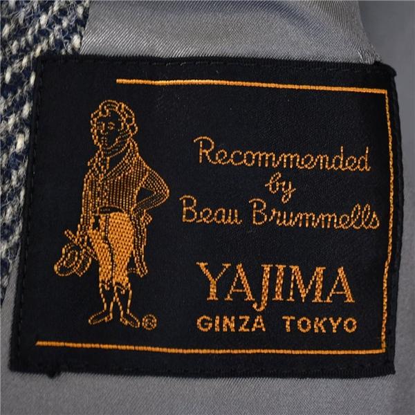 YAJIMA 英国製生地 ハリスツイード 2つボタン シングル ツイードジャケット S ダークグレー 袖口2つ釦 秋冬対応 / 6TF037 | HARRIS TWEED | 03