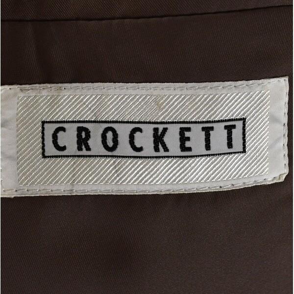 CROCKETT 2つボタンシングル ジャケット AB6 L ベージュ オーバーチェック 秋冬対応 開き見せ K07-30029 6TH005 | ブランド登録なし | 03