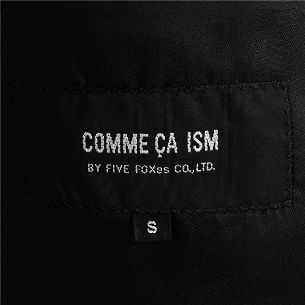 COMME CA ISM コムサイズム 3つボタン シングルスーツ Y5 S ダークグレー 春夏 細身 背抜き 袖口4つ釦 ノータック 裾シングル  6UE019 | COMME CA ISM | 03