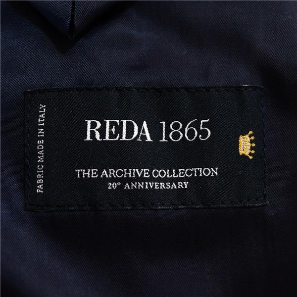 スーツカンパニー 伊製生地 REDA 2つボタン シングルスーツ AB7 L ダークネイビー 格子柄 濃紺 春秋 合物 本切羽 ノータック 6UE020 | SUIT SQUARE | 04