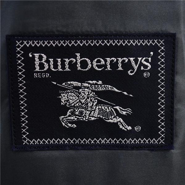 バーバリー Burberrys 2つボタン シングルスーツ A7 L ダークグレー ストライプ ウール100%生地 春秋 合物 袖口4つ釦 ノータック 6UE042 | BURBERRY | 05