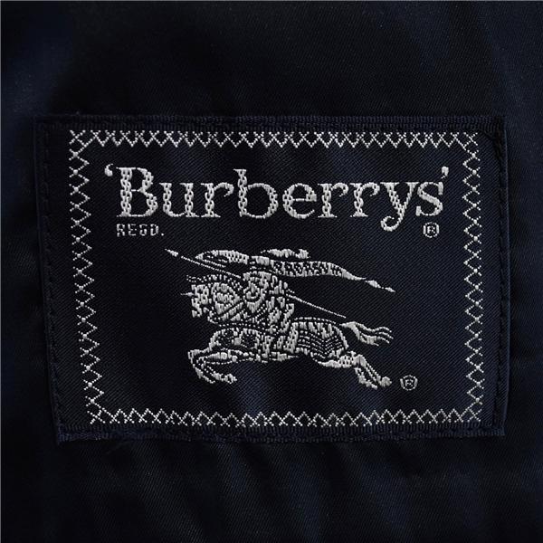 バーバリー Burberrys 2つボタン シングルスーツ A7 L ダークネイビー シャドーストライプ ウール100%生地 総裏地 春秋冬 合物 6UE043 | BURBERRY | 05