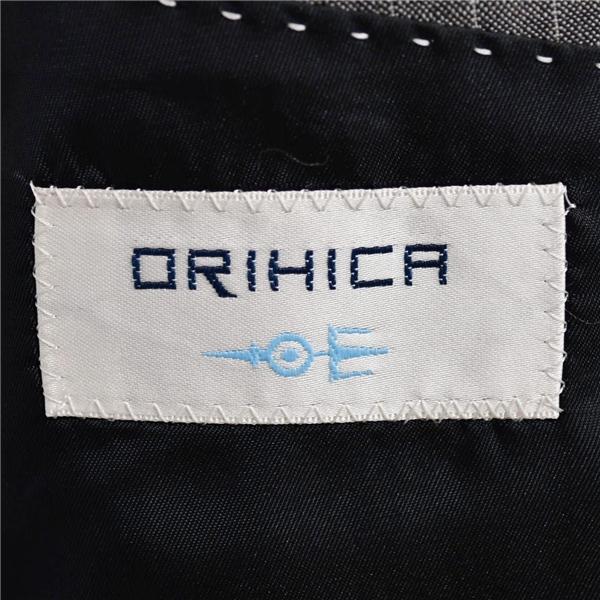 オリヒカ ORIHICA 2パンツ 2つボタン シングルスーツ YA5 M グレー ストライプ 春夏 袖口4つ釦 ノータック ストレッチ 6UF001 | ORIHICA | 05