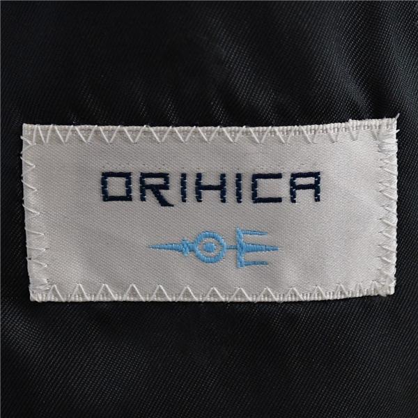 オリヒカ ORIHICA 2つボタン シングルスーツ A5 M ブラック ストライプ 黒 春夏秋 合物 背抜き 袖口4つ釦 ノータック 裾ダブル 6UF005 | ORIHICA | 05