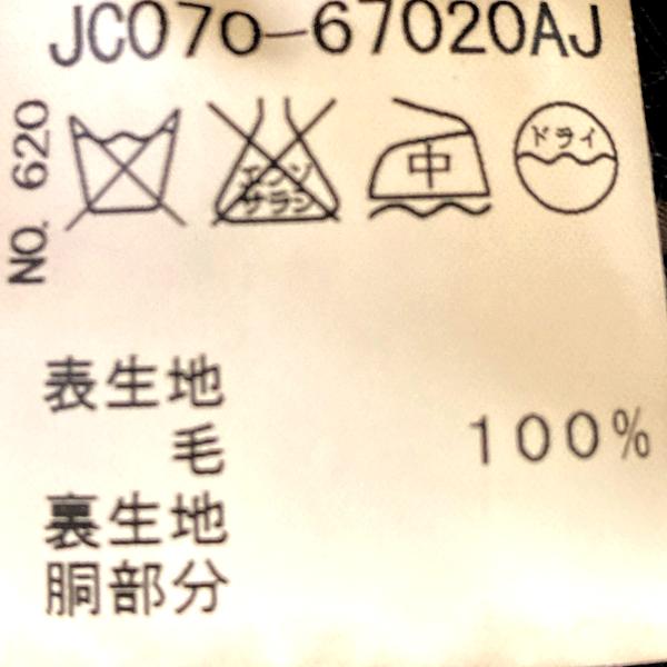 TAKEO KIKUCHI 3つボタンシングル スーツ A6 M ブラック シャドーストライプ ツータック 春秋冬対応 開き見せ JC070-67020AJ 6UG008 | TAKEO KIKUCHI | 06