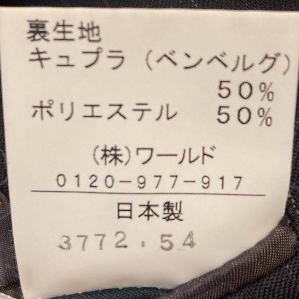 TAKEO KIKUCHI 2つボタンシングル スーツ A5 M ダークブラウン ストライプ ワンタック 春夏対応 開き見せ JF070-65004JF 6UG009 | TAKEO KIKUCHI | 06
