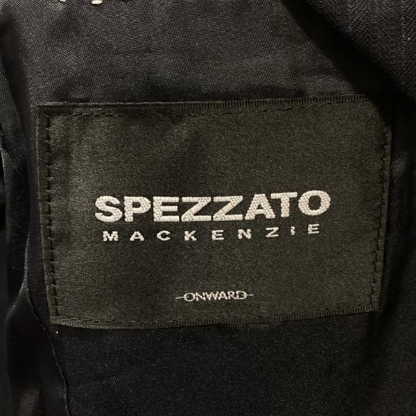 SPEZZATO MACKENZIE 2パンツ 2つボタンシングル スーツ Y6 M ダークネイビー ストライプ ノータック 春秋対応 開き見せ 細身 6UG031 | ブランド登録なし | 05