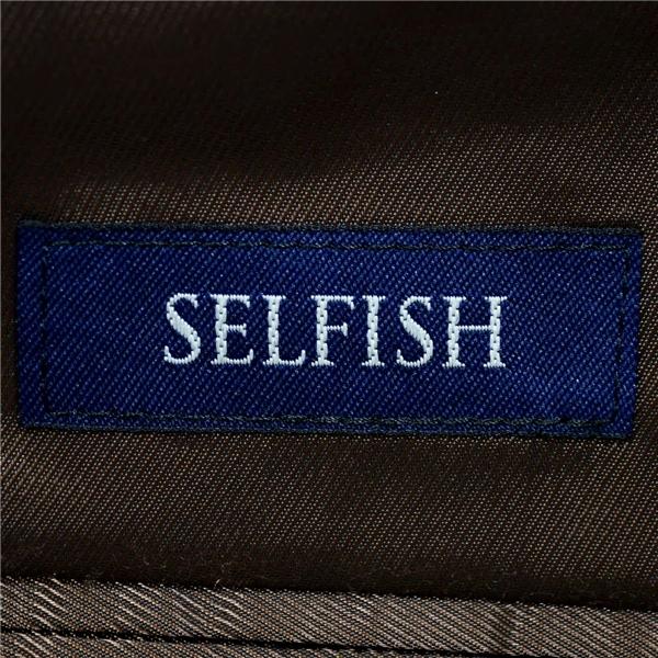 SELFISH 伊製 ゼニア生地 2つボタン シングルスーツ XL BE6 ダークグレー ウインドペン 袖口4つ釦 本切羽 121633 合物 春秋 6XA003 | ZEGNA | 03