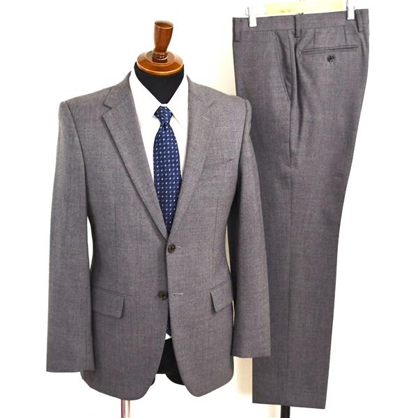 コムサイズム 2つボタン シングルスーツ S YA4 ダークグレー ノータック 袖口4つ釦 開き見せ 47-02SX18 合物 春秋 6XA010 | COMME CA ISM