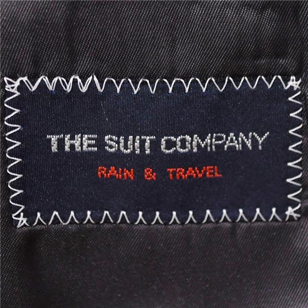 美品 スーツカンパニー 2つボタン シングルスーツ S A4 ダークグレー ノータック 袖口3つ釦 本切羽 CRB77702 夏物 春夏 薄手 6XA011 | SUIT SQUARE | 03