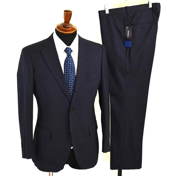 スーツカンパニー 2パンツ 段返り 3つボタン シングルスーツ S A4 ダークネイビー ノータック 本切羽 CTR77704 夏物 春夏 薄手 6XA012 | SUIT SQUARE