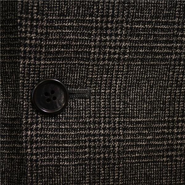 St.Jones 2パンツ 2つボタン シングルスーツ M YA5 ダークグレー グレンチェック ノータック 袖口3つ釦 開き見せ 42A-8421A 春夏物 6XA021 | ブランド登録なし | 02