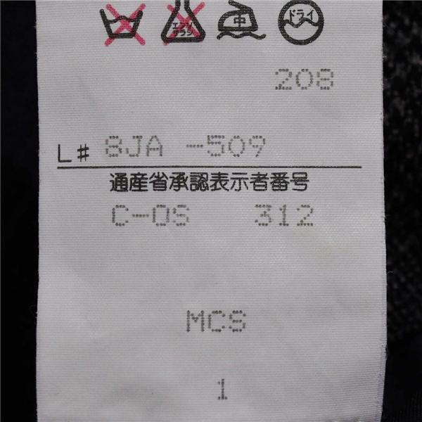 St.Jones 2パンツ 2つボタン シングルスーツ M YA5 ダークグレー グレンチェック ノータック 袖口3つ釦 開き見せ 42A-8421A 春夏物 6XA021 | ブランド登録なし | 05