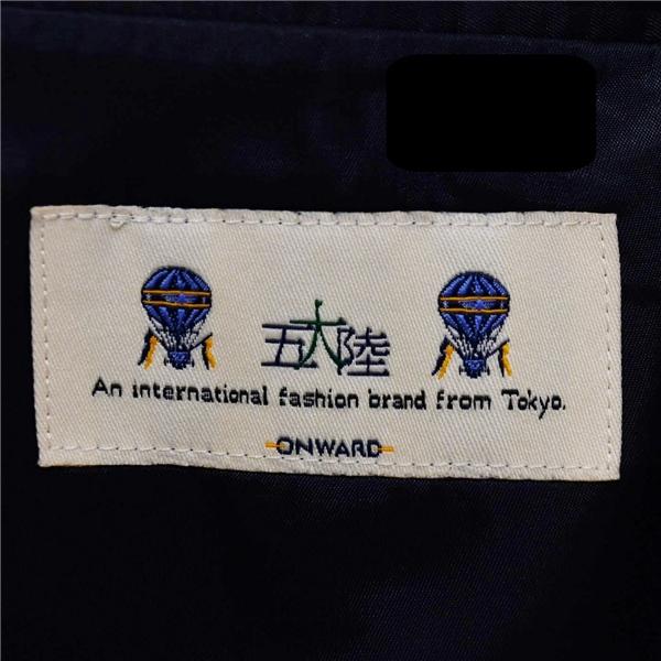 五大陸 gotairiku 6つボタン ダブルスーツ M A5 ブラック ストライプ 袖口3つ釦 開き見せ SR-GO-HA-0322 合物 春秋 6XA027 | gotairiku | 03