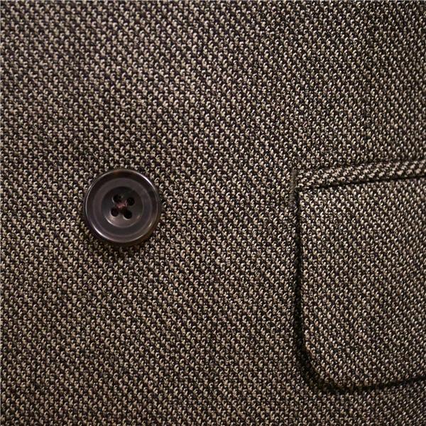 バーバリー 4つボタン ダブルスーツ S A4 ダークグレージュ 千鳥格子 袖口4つ釦 開き見せ BBD41-300-55 合物 春秋 6XA029 | BURBERRY | 02