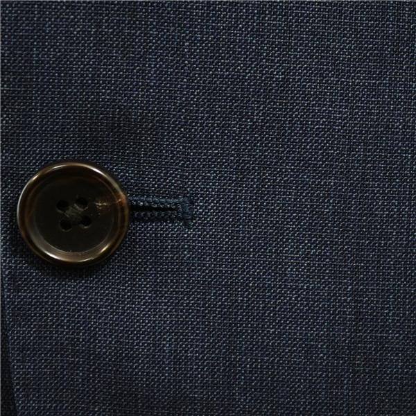 ONLY 2つボタン シングルスーツ S A4 ダークネイビー ノータック 袖口4つ釦 開き見せ 7-0122-42-001 夏物 春夏 薄手 6XA036 | ONLY | 02