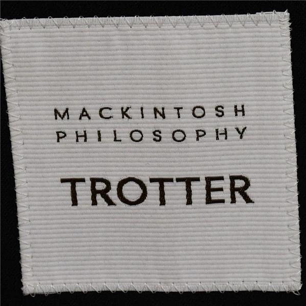 マッキントッシュ フィロソフィー 2つボタン シングルスーツ M YA5 ブラック ストライプ ノータック 開き見せ H1H21-783-09 春夏物 6XA039 | MACKINTOSH PHILOSOPHY | 03