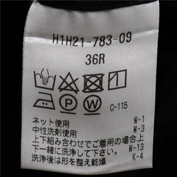 マッキントッシュ フィロソフィー 2つボタン シングルスーツ M YA5 ブラック ストライプ ノータック 開き見せ H1H21-783-09 春夏物 6XA039 | MACKINTOSH PHILOSOPHY | 04