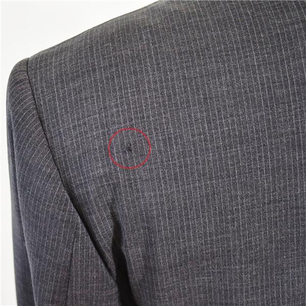 ポールスミス 伊製 チェルッティ 3つボタン シングルスーツ L Y7 ダークグレー ストライプ 開き見せ SQ-J1064-01 夏物 春夏 薄手 6XA048 | Paul Smith | 07