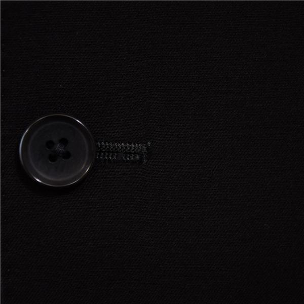 美品 P.S.FA 3ピース 2つボタン シングルスーツ XL A8 ブラック ノータック ブラックスーツ アジャスターなし TN010251 合物 春夏秋 6XA049 | Perfect Suit FActory | 02