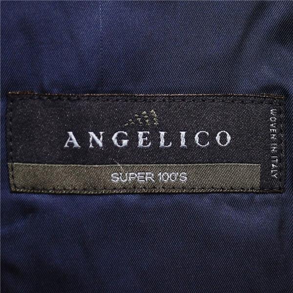 P.S.FA 伊製 100's生地 2つボタン シングルスーツ XL A8 ダークネイビー ストライプ ノータック 本切羽 NC220204-88D 春夏物 薄手 6XA056 | Perfect Suit FActory | 04