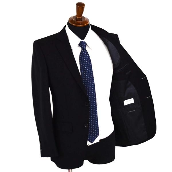 オリヒカ 2つボタン シングルスーツ S Y4 ブラック 黒 ノータック アジャスター付 ブラックスーツ 156025 夏物 春夏 6XA064 | BURBERRY | 01