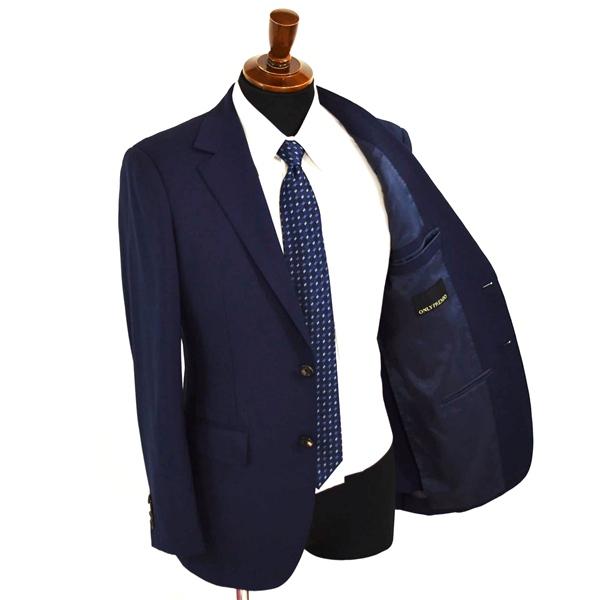 ONLY PREMIO 伊製 ロロピアーナ生地 2つボタン シングルスーツ S Y5 ダークネイビー 開き見せ 5-0122-45-461 夏物 春夏 薄手 6XA071 | Loro Piana | 01