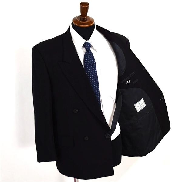 Donato Vinci 4つボタン ダブルスーツ S BB3 ブラック ワンタック アジャスターなし ブラックスーツ DV21 夏物 春夏 薄手 6XA090 | ブランド登録なし | 01