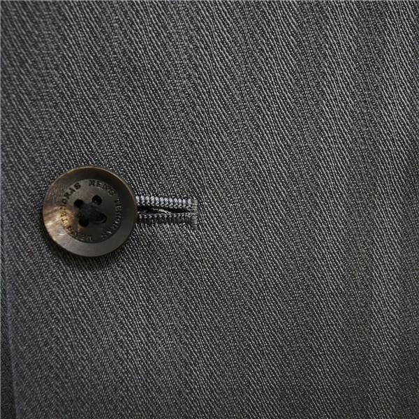 新品同様 MEN'S TENORAS 3ピース 3つボタン シングルスーツ M A5 ライトグレー ストライプ 開き見せ TE-7024 合物 春夏秋 6XA100 | TENORAS | 02