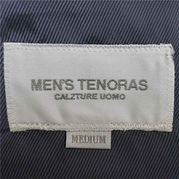 新品同様 MEN'S TENORAS 3ピース 3つボタン シングルスーツ M A5 ライトグレー ストライプ 開き見せ TE-7024 合物 春夏秋 6XA100 | TENORAS | 03