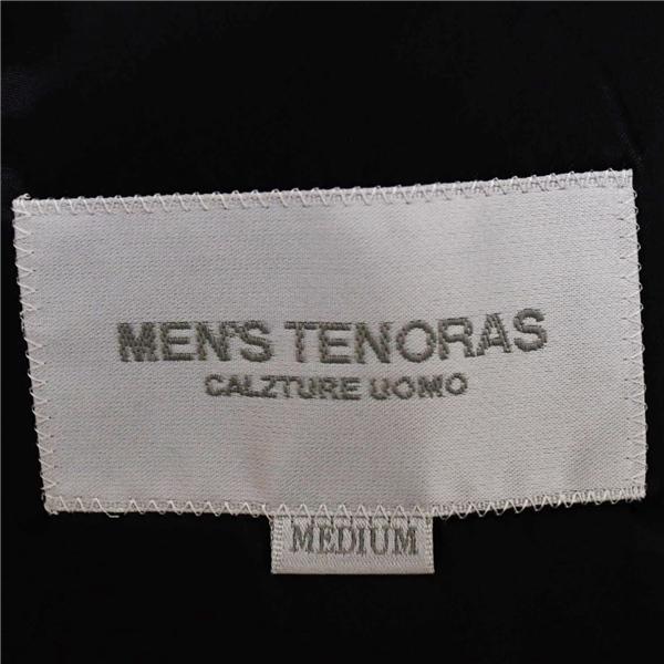 MEN'S TENORAS 3ピース 3つボタン シングルスーツ M A5 ブラック ストライプ 開き見せ TE-9015 合物 春夏秋 6XA102 | TENORAS | 03