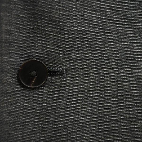 ユニバーサルランゲージ 伊製 REDA生地 段返り 3つボタン シングルスーツ L AB7 ダークグレー ツータック 182213 夏物 春夏 6XA105 | UNIVERSAL LANGUAGE | 02