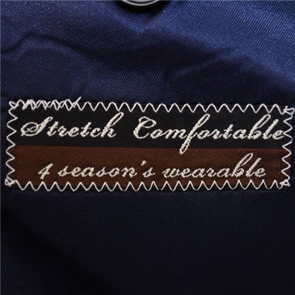 スーツカンパニー 2つボタン シングルスーツ M A6 ダークネイビー ノータック 袖口4つ釦 本切羽 0101441 夏物 春夏 薄手 6XA110 | SUIT SQUARE | 04